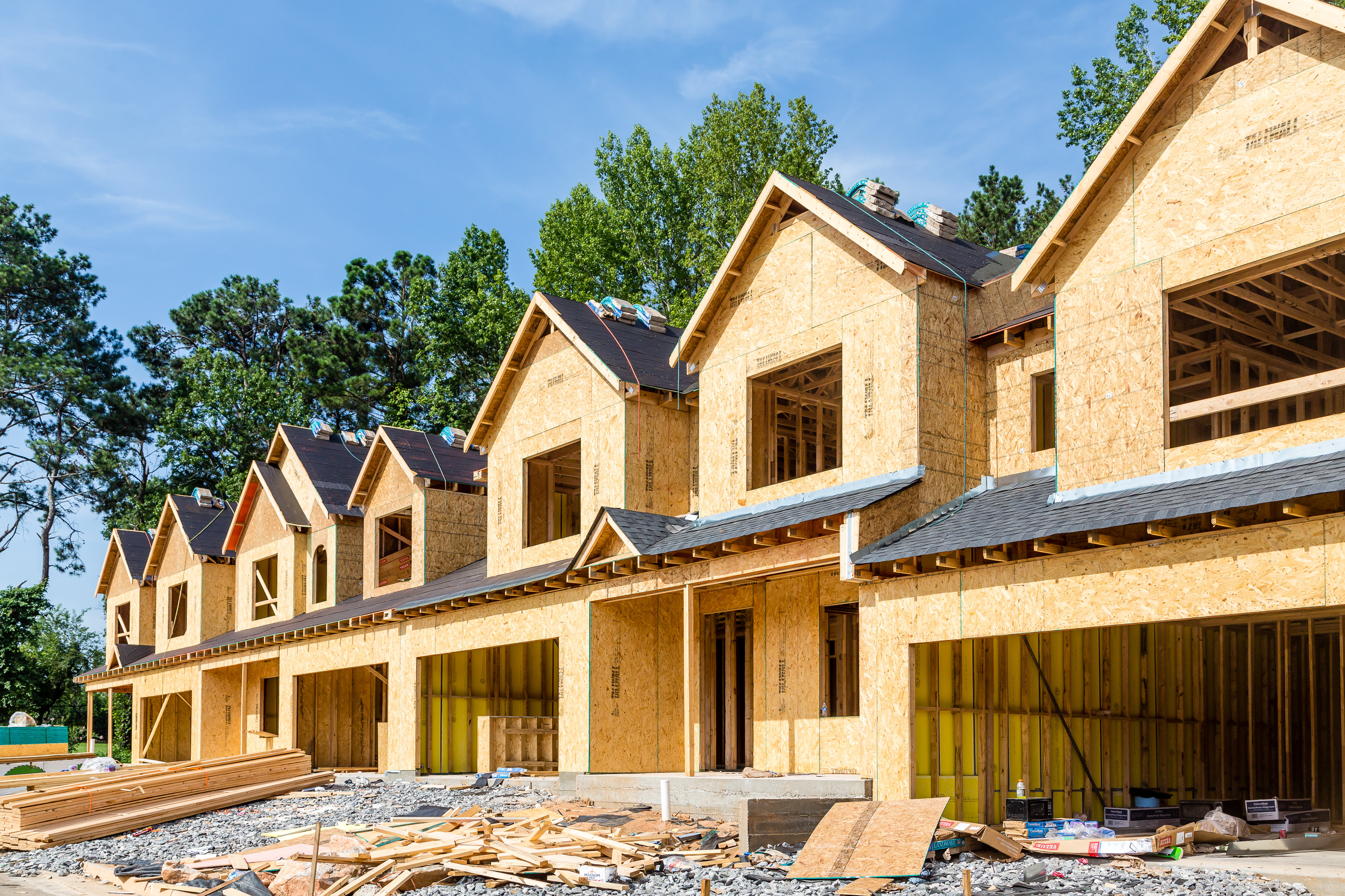 Professional construction cleaning team